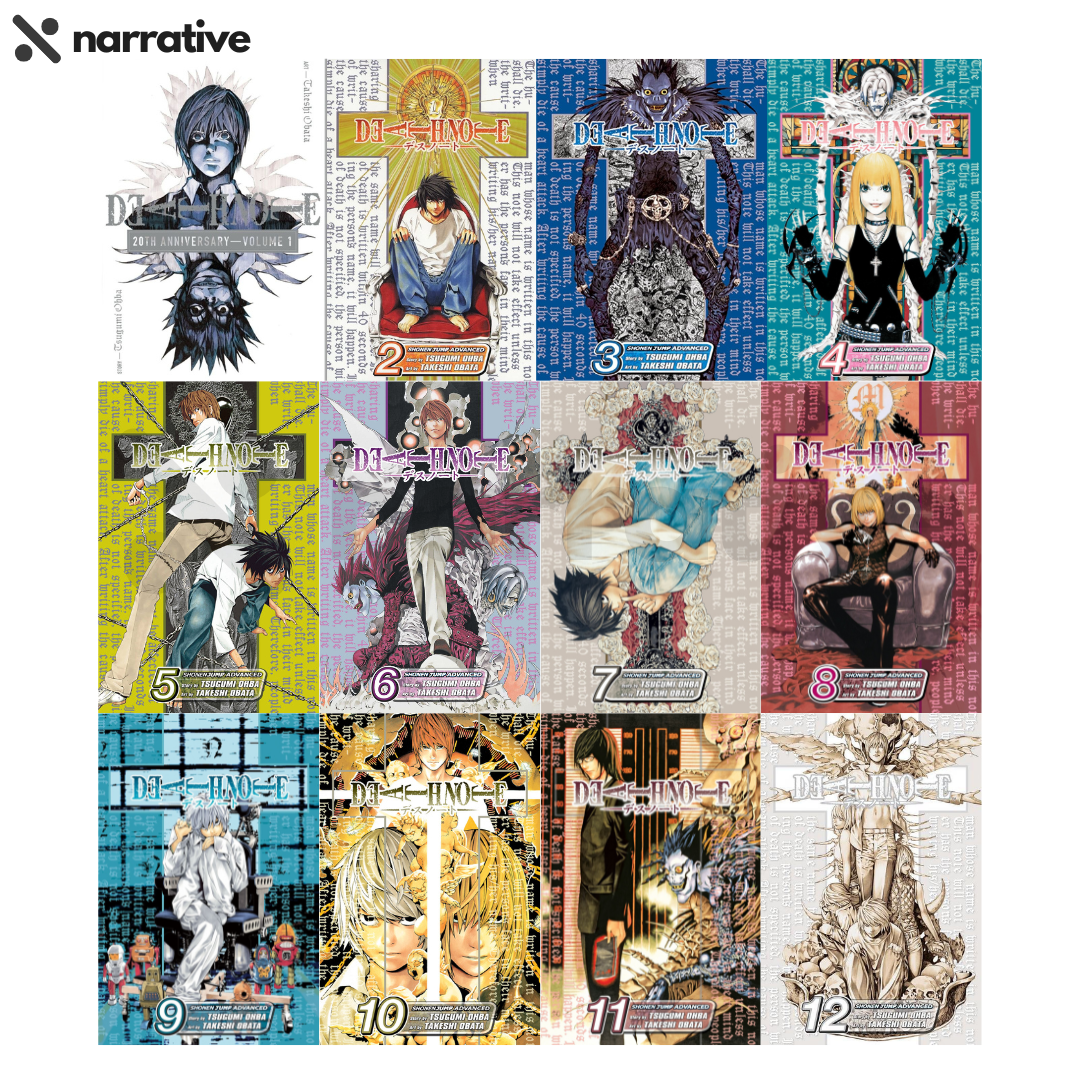 Death Note Manga series Vol. 1-12 by Tsugumi Ohba
