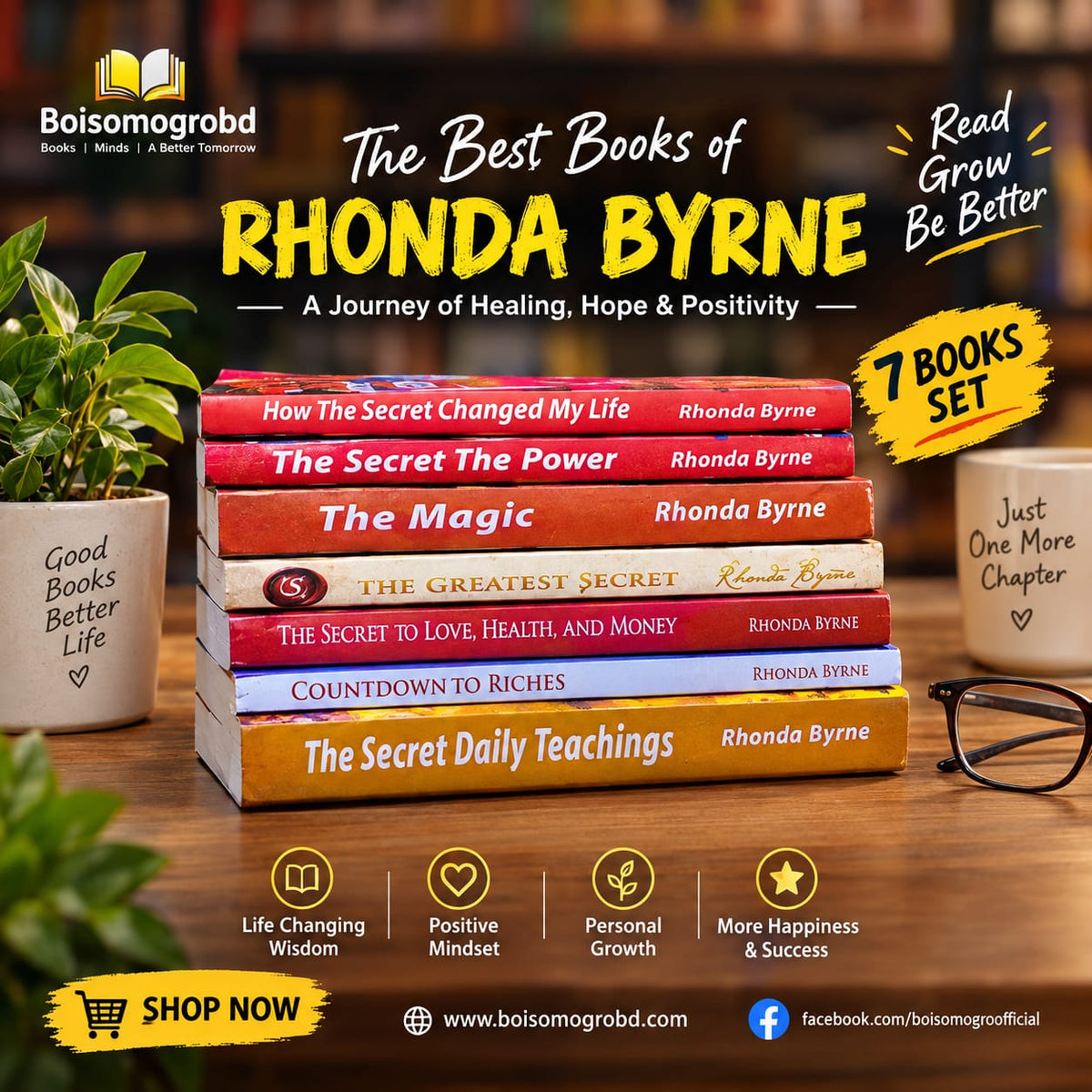 bestselling books by Rhonda Byrne