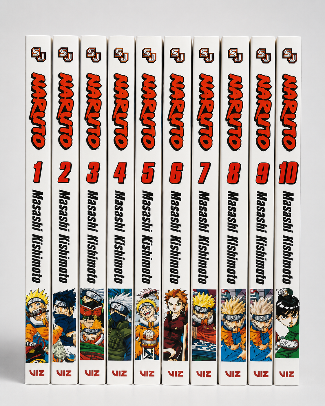 Naruto SET Volume (1-10)( yellow page)