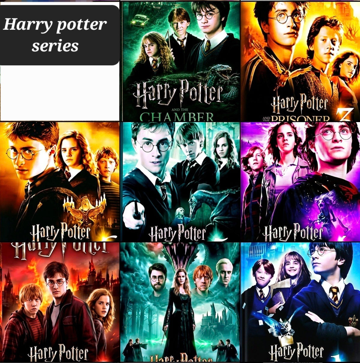 Harry Potter Series J. K. Rowling 8 book