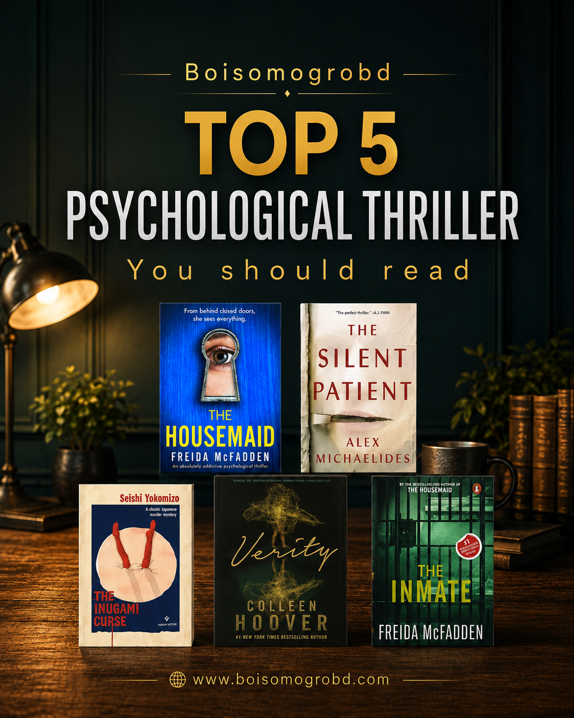 Top 5 Psychological Thriller Books