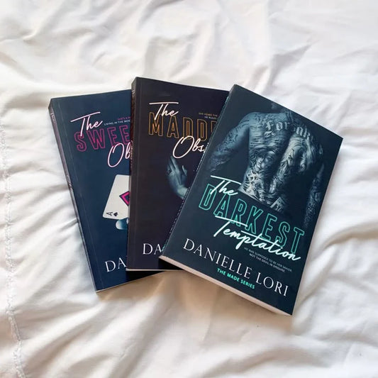 Made 3 book series The Darkest Temptation, The Maddest Obsession and The Sweetest Oblivion