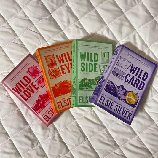Rose Hill Series (4 Books) by Elsie Silver ( wild love, wild eyes, wild side, wild card)