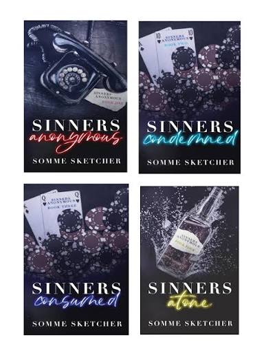 Sinners Anonymous Series 4 Books Collection Set By Somme Sketcher (Sinners Anonymous, Sinners Condemned, Sinners Consumed & Sinners Atone)