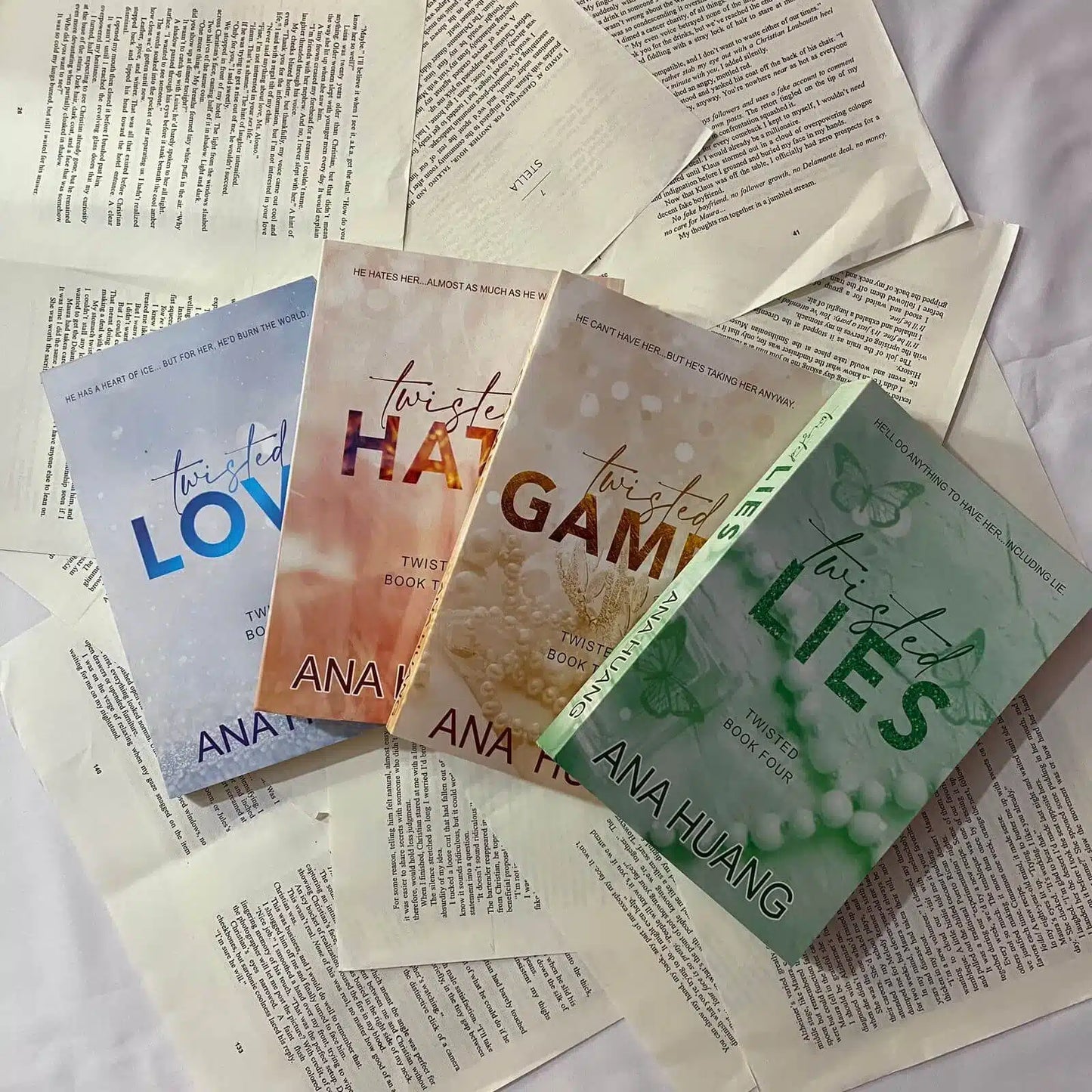 Twisted Series (4 Books) by Ana Huang LOVE,GAME, HATE ,LIES