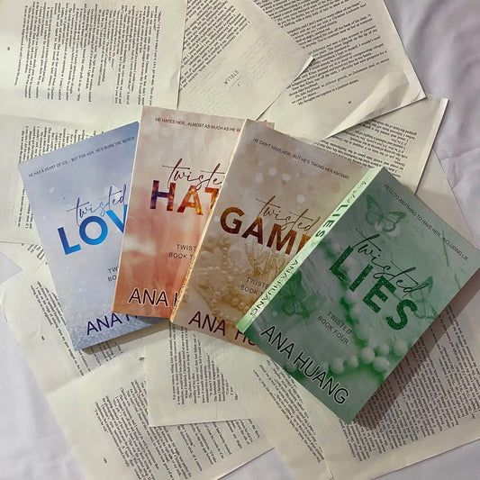 Twisted Series (4 Books) by Ana Huang LOVE,GAME, HATE ,LIES