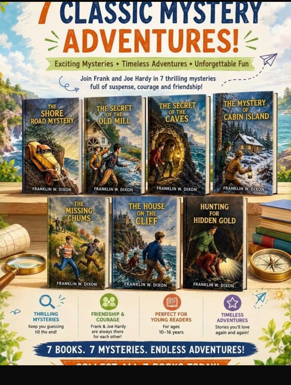 Hardy boys 7 book series