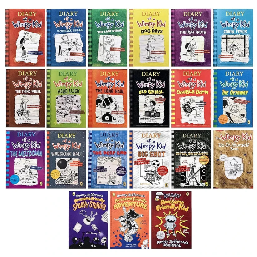 Diary of a Wimpy Kid series (21 Books) By Jeff Kinney