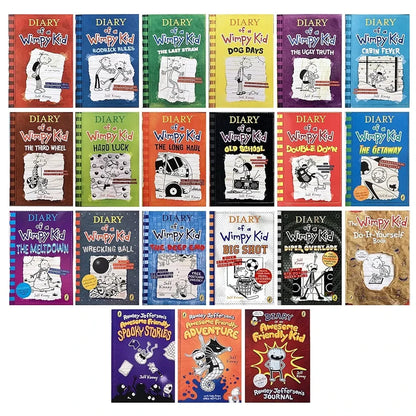 Diary of a Wimpy Kid series (21 Books) By Jeff Kinney