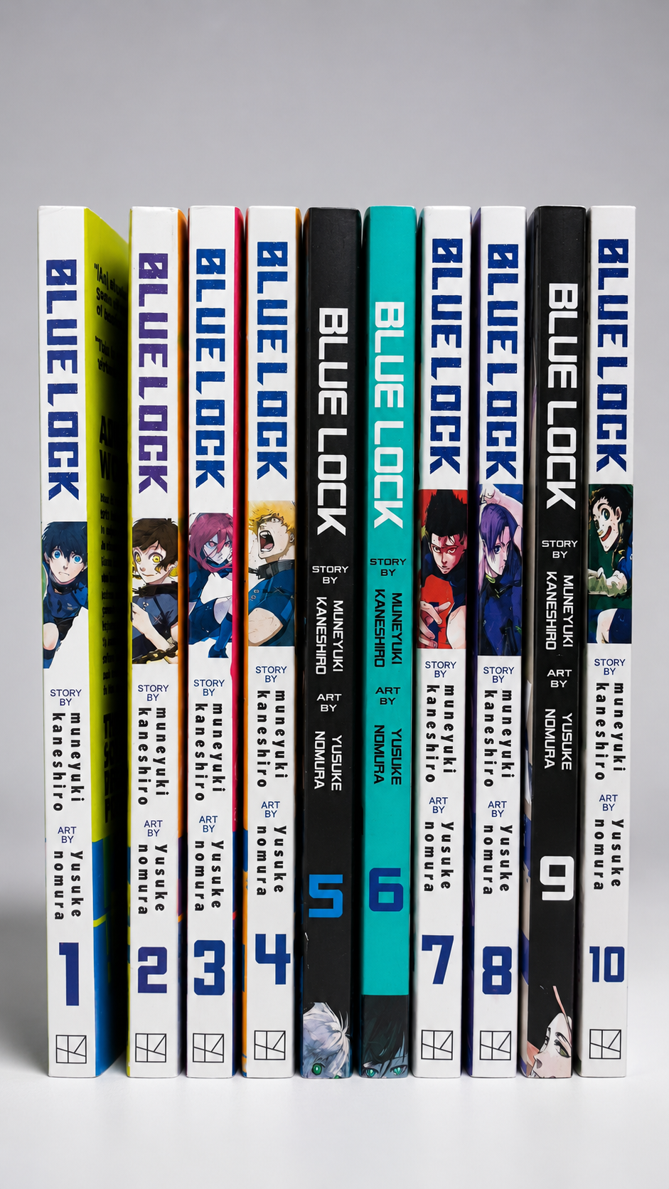 Blue Lock Manga Anime Volume 1-10 ( yellow page)