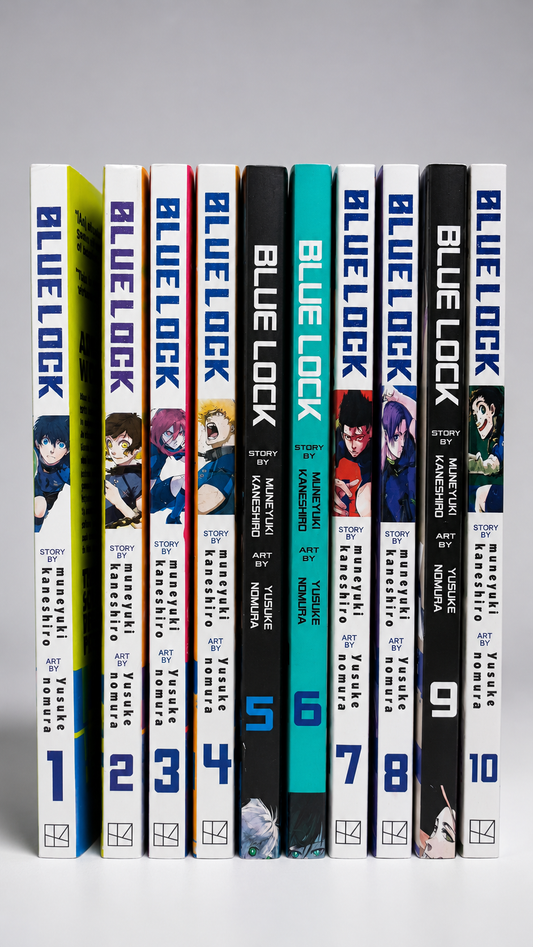 Blue Lock Manga Anime Volume 1-10 ( yellow page)
